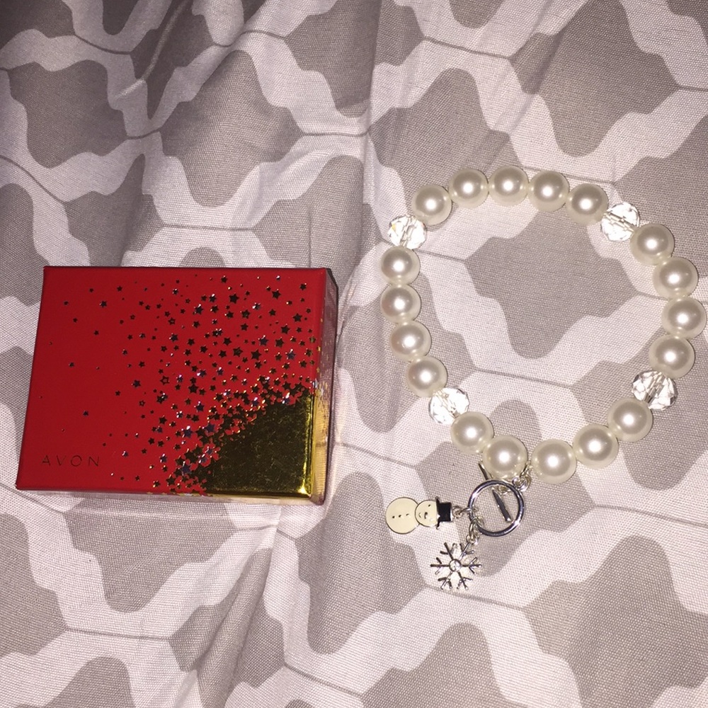 Whimsy Winter Snowman Stretch Bracelet